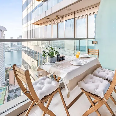 Breathtaking Sea-View Condo In Dubai Marina - Palm Views! Экстерьер фото